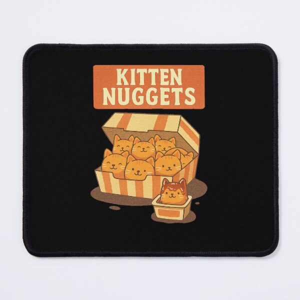 Item preview, Kitten Nuggets Funny Cat Lover Adorable Feline Food Pun designed and sold by handcraftline.
