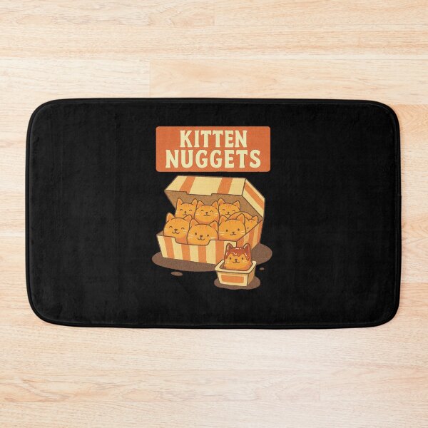 Item preview, Kitten Nuggets Funny Cat Lover Adorable Feline Food Pun designed and sold by handcraftline.