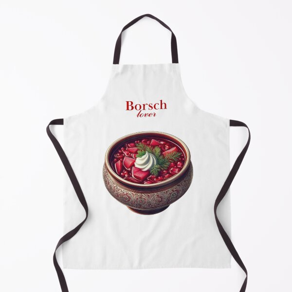 Item preview, Borsch Lover - Traditional Red Beet Soup Aesthetic Art designed and sold by RoshkaShop.