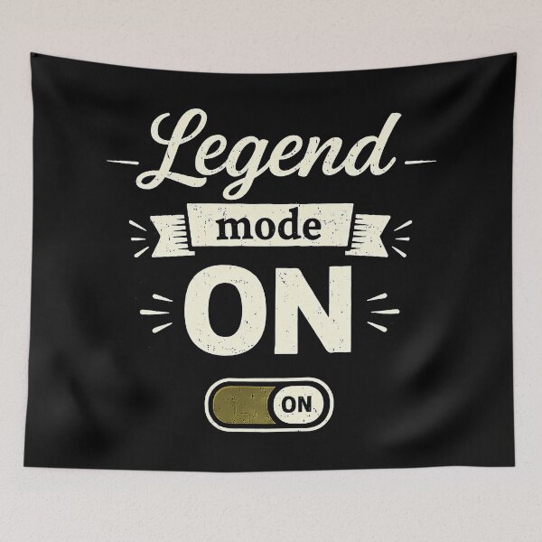 Item preview, Legend Mode On – Bold Typography Design designed and sold by AlvelinaCP.