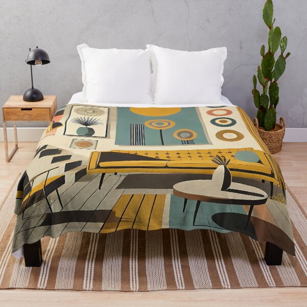 Item preview, Mid Century Modern Interior Design Desert Livingroom designed and sold by Lee Hiller Designs.