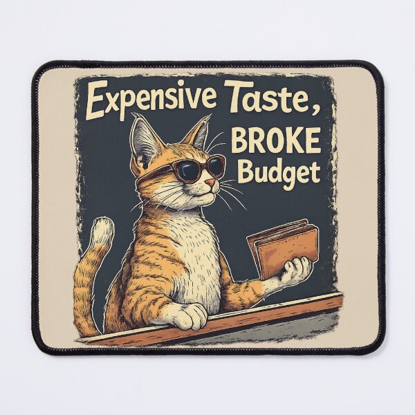 Item preview, Expensive Taste Cat – Wallet Says No designed and sold by Artiviose.