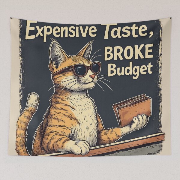 Item preview, Expensive Taste Cat – Wallet Says No designed and sold by Artiviose.