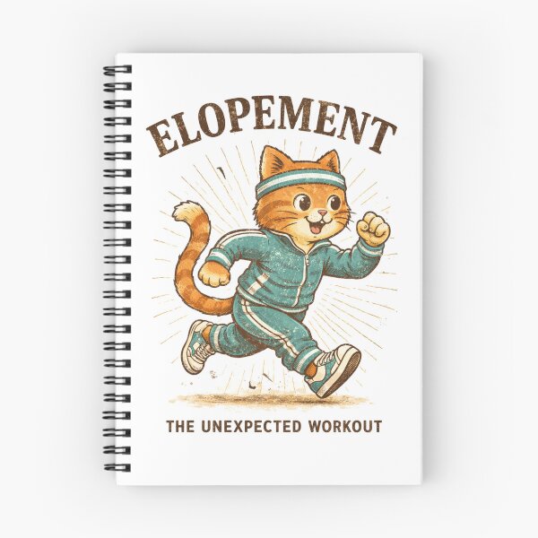Item preview, Elopement The Unexpected Workout Funny Autism Elopement Cat , Autism Awareness Gift, Graphic Tee designed and sold by Inkvado.