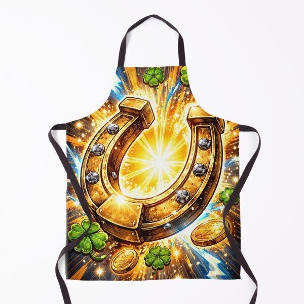 Item preview, Powerful Lucky Horseshoe Comic Art – Symbol of Fortune & Strength designed and sold by Bure-NS.