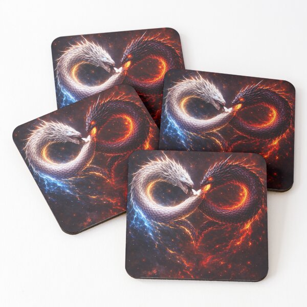 Item preview, Eternal Dragon Heart- Balance of Fire and Ice designed and sold by Apocryphalwar.