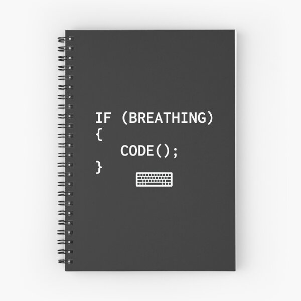 Item preview, If Breathing Code Funny Programmer designed and sold by KeremYurtseven.