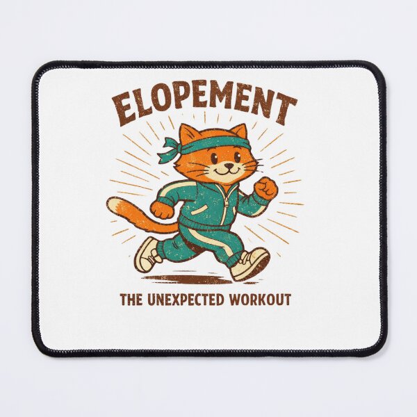 Item preview, Elopement The Unexpected Workout Funny Autism Elopement Cat , Autism Awareness Gift, Graphic Tee designed and sold by Inkvado.