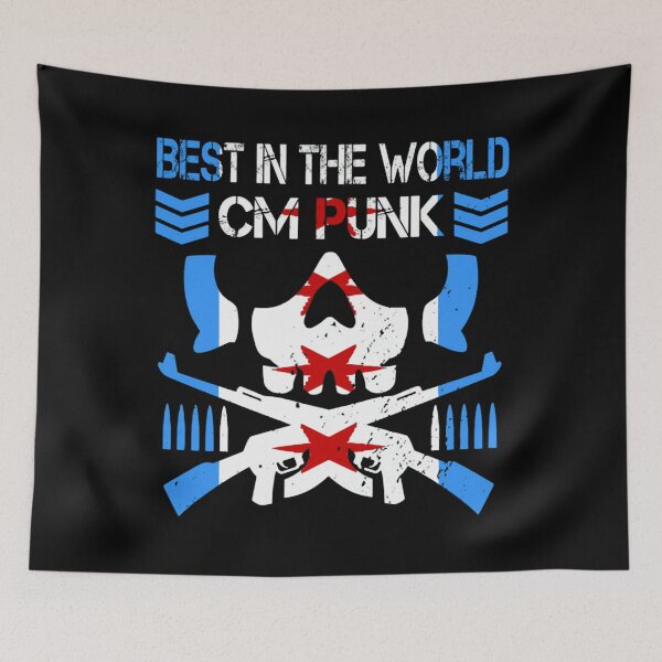 Item preview, Cartoon CM Punk – Lightning Skull  designed and sold by MrGabba.