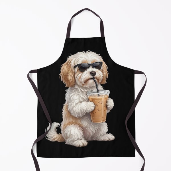Item preview, Funny Havanese Drinking Iced Coffee Meme Dog Lover designed and sold by TerryConnells.