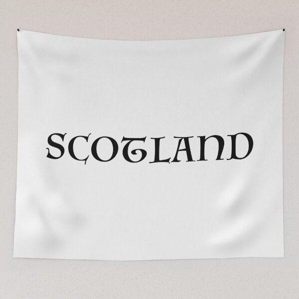 Item preview, Scotland old medieval style text (Black) designed and sold by STUDIO-72.