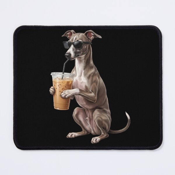 Item preview, Funny Italian Greyhound Drinking Iced Coffee Meme Dog Lover designed and sold by TerryConnells.