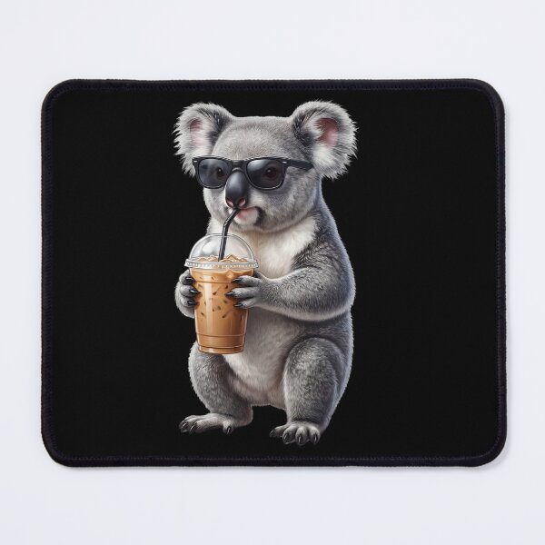 Item preview, Funny Koala Drinking Iced Coffee Meme Koala Lover designed and sold by TerryConnells.