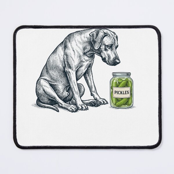 Item preview, Vinatge Rhodesian Ridgeback Pickles Meme Dog Lover designed and sold by DoodleTortle.