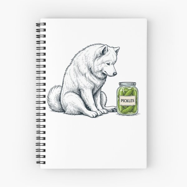 Item preview, Vinatge Samoyed Pickles Meme Dog Lover designed and sold by DoodleTortle.