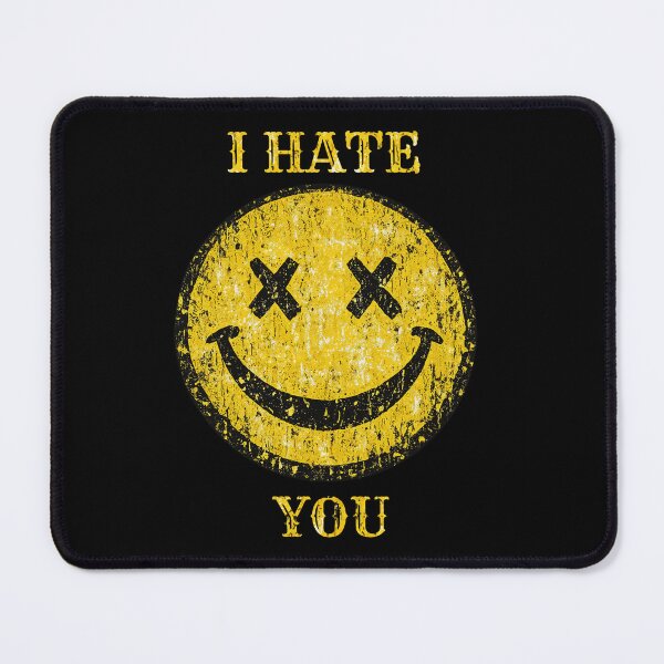 Item preview, I Hate You Vintage Smile T-Shirt Gift designed and sold by ScotDesign.