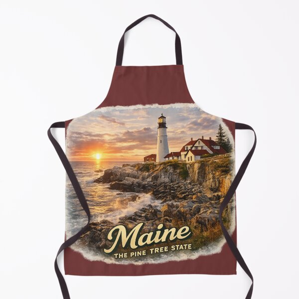 Item preview, Maine Portland Head Light Lighthouse Sticker – The Pine Tree State Coastal Travel Design designed and sold by SamEmbersLiving.