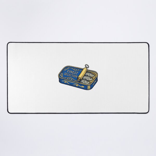 Item preview, Retro Sardine Tin Mediterranean Food Art Graphic designed and sold by TheOrganizedHaven1.