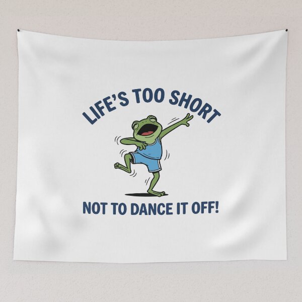 Item preview, Dancing Frog Positive Quote designed and sold by Floomart.