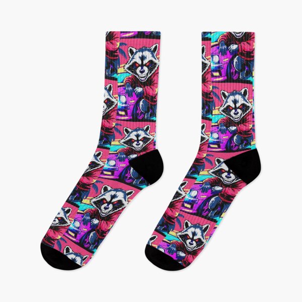Item preview, Neon Raccoon SNeon Raccoon Street Racer – Retro 80s Synthwave Car Aesthetictreet Racer – Retro 80s Synthwave Car Aesthetic designed and sold by Grxcreation.