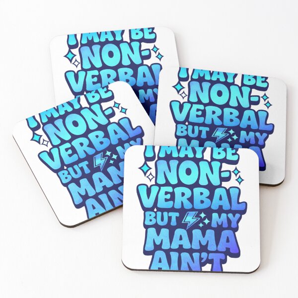 Item preview, unny Non-Verbal But My Mama Ain't Autism Toddler , Autism Mom Gift, Support Graphic Tee designed and sold by Inkvado.