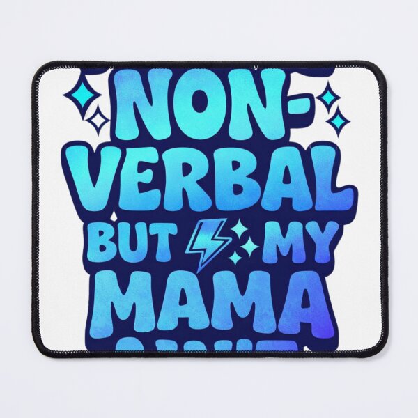 Item preview, unny Non-Verbal But My Mama Ain't Autism Toddler , Autism Mom Gift, Support Graphic Tee designed and sold by Inkvado.