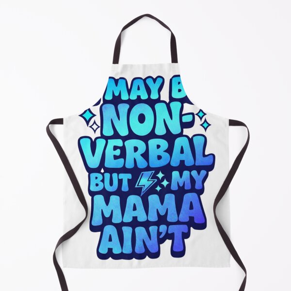 Item preview, unny Non-Verbal But My Mama Ain't Autism Toddler , Autism Mom Gift, Support Graphic Tee designed and sold by Inkvado.