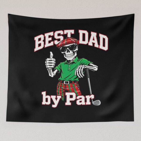 Item preview, Best Dad By Par Funny Skeleton Golfer Fathers Day Golf designed and sold by clothesy7.