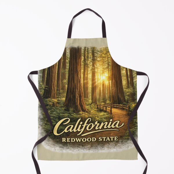 Item preview, California Redwood State Vintage Travel Sticker | Giant Sequoia Forest Nature Landscape designed and sold by SamEmbersLiving.