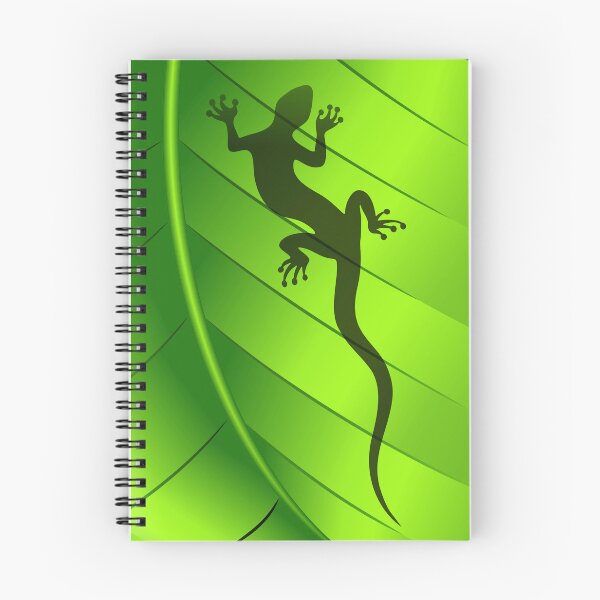 Item preview, Lizard Gecko Shape on Green Leaf designed and sold by BluedarkArt.
