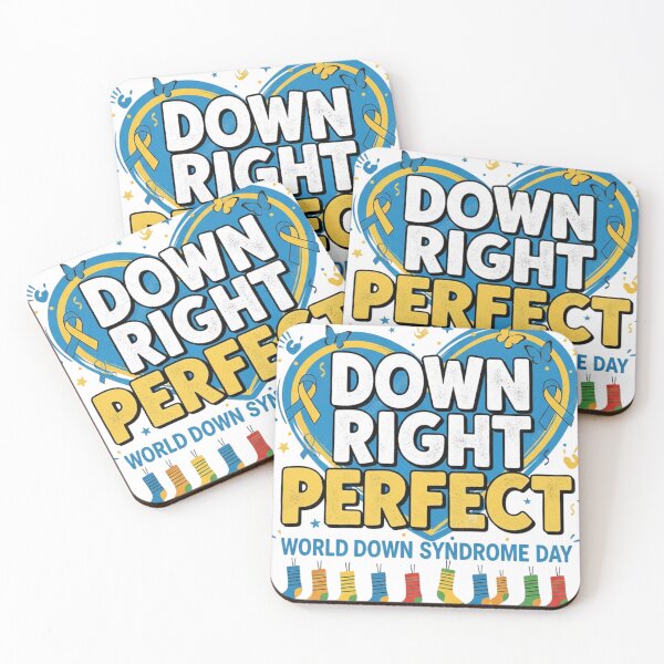 Item preview, Down Right Perfect World Down Syndrome Awareness Day, Down Syndrome Gift, Inclusive Awareness Graphic Tee designed and sold by Inkvado.