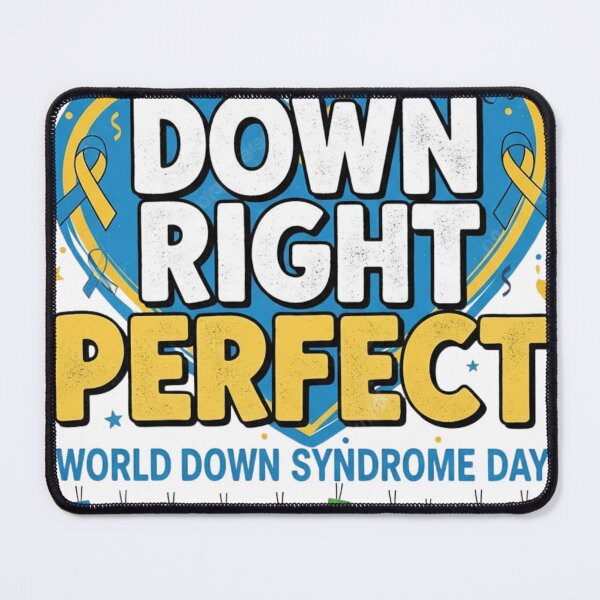 Item preview, Down Right Perfect World Down Syndrome Awareness Day, Down Syndrome Gift, Inclusive Awareness Graphic Tee designed and sold by Inkvado.