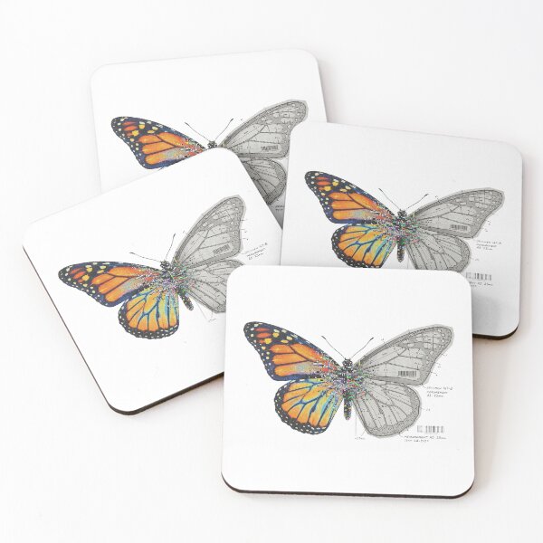 Item preview, Mixed Media Glitch Butterfly Scanned Aesthetic Graphic designed and sold by TheOrganizedHaven1.