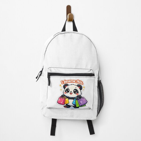 Item preview, Shopping Panda Meme Sticker – “I Deserve This designed and sold by IntroInk.