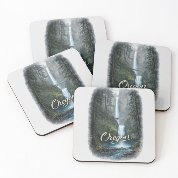 Item preview, Oregon Mist – Multnomah Falls Waterfall Landscape designed and sold by SamEmbersLiving.