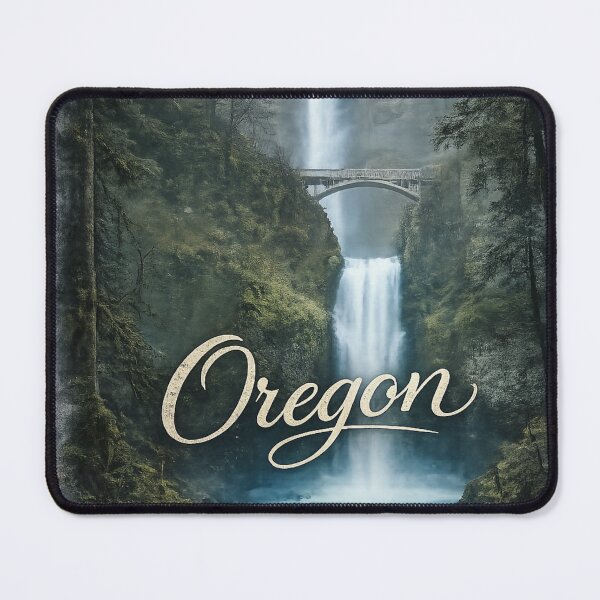 Item preview, Oregon Mist – Multnomah Falls Waterfall Landscape designed and sold by SamEmbersLiving.