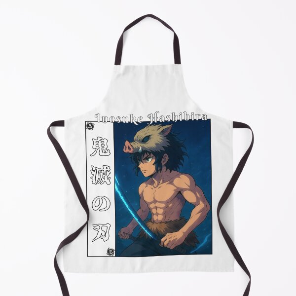 Item preview, Boar‑Mask Anime Warrior Profile – Fierce Fighter in Blue designed and sold by lamiarte.