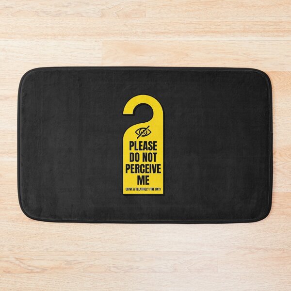 Item preview, Please Do Not Perceive Me Introvert Door Hanger designed and sold by KeremYurtseven.