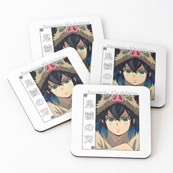 Item preview, Boar‑Mask Anime Warrior Profile – Fierce Fighter in Blue designed and sold by lamiarte.