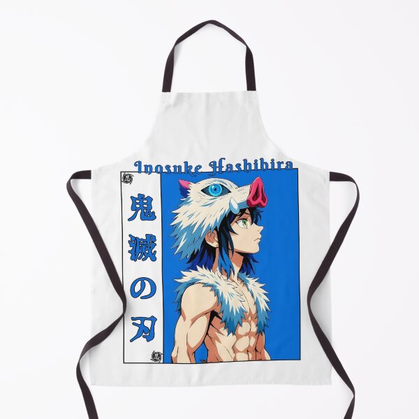 Item preview, Boar‑Mask Anime Warrior Profile – Fierce Fighter in Blue designed and sold by lamiarte.