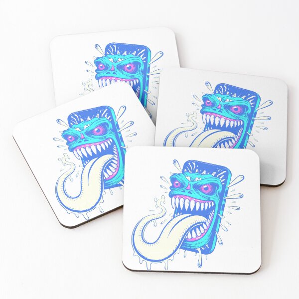 Item preview, Fierce Monster Phone Art – Bold Graphic Mobile Case designed and sold by Grxcreation.