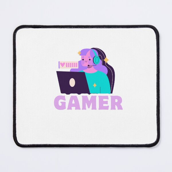 Item preview, Cute Gamer Girl – Streaming Setup, Cartoon Gaming & Social Media Fun designed and sold by Rasheedaholik.