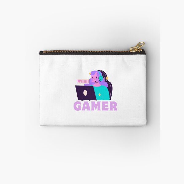 Item preview, Cute Gamer Girl – Streaming Setup, Cartoon Gaming & Social Media Fun designed and sold by Rasheedaholik.