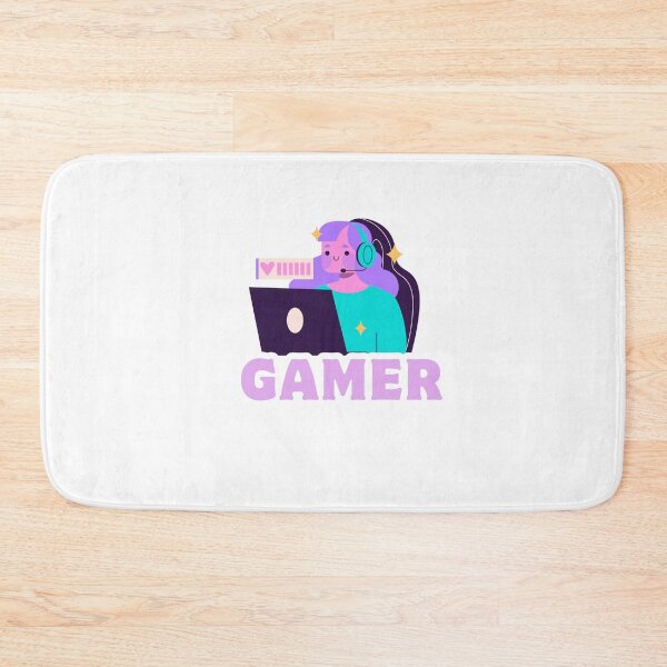 Item preview, Cute Gamer Girl – Streaming Setup, Cartoon Gaming & Social Media Fun designed and sold by Rasheedaholik.