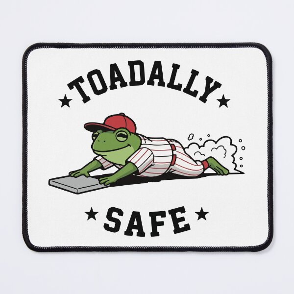 Item preview, Baseball Frog Sliding into Home Plate designed and sold by Floomart.