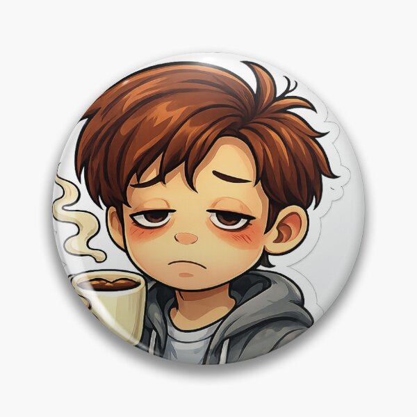 Item preview, Booting Coffee Funny Programmer Sticker designed and sold by Veldora-Tempest.
