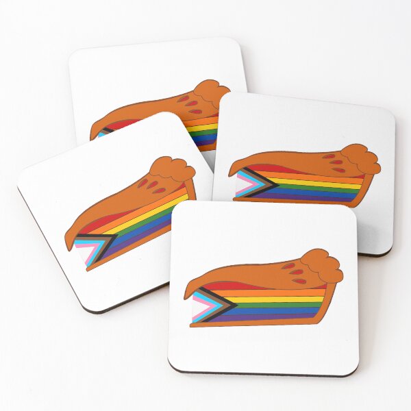 Item preview, Progressive Rainbow Slice of Pie Pride Flag designed and sold by HarveyHandcraftsandDesigns.
