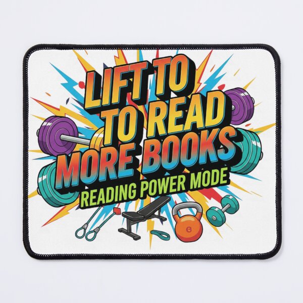 Item preview, Lift So I Can Carry More Books Reading Lovers Workout, Book Lover Gift, Reader Graphic Tee designed and sold by Inkvado.