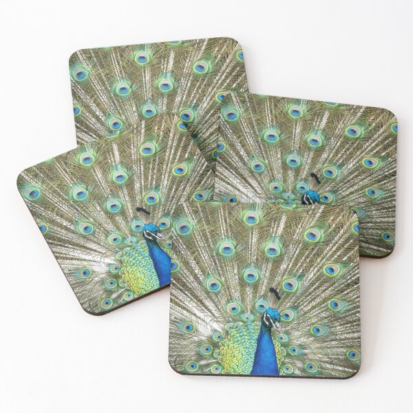Item preview, Peacock Full Display – Exotic Bird Photography, Colorful Feather Wall Art designed and sold by WildFrameNature.