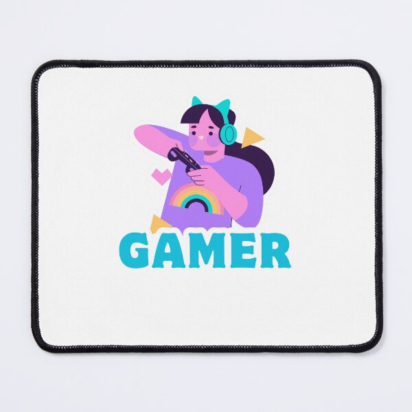 Item preview, Just a Girl Who Can’t Stop Gaming – Cute Cartoon Gamer Girl designed and sold by Rasheedaholik.
